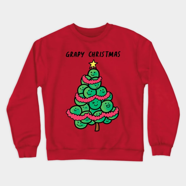 Grapy Christmas Crewneck Sweatshirt by SuperrSunday